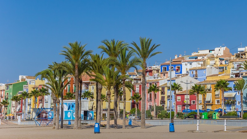 Villajoyosa � farverige huse og l�kker chokolade (ekskl. frokost)